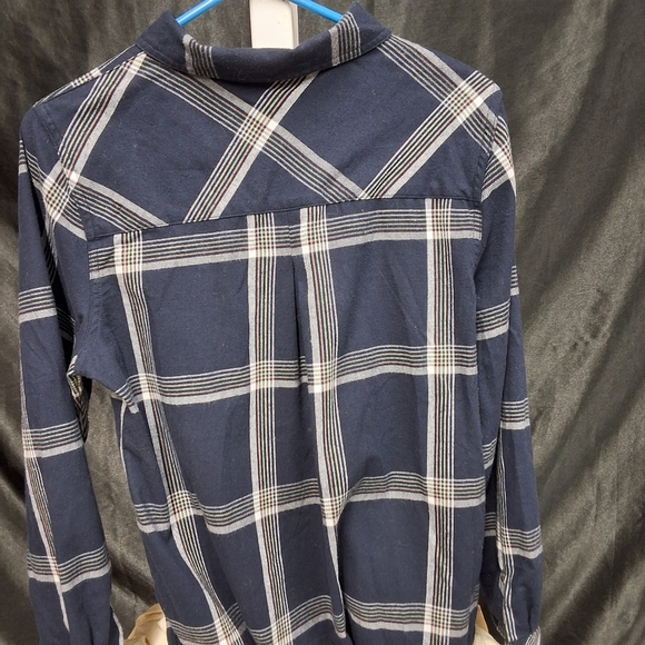 Christopher & Banks Plaid Color Long Sleeve T Shirt  Size Medium - Picture 4 of 12